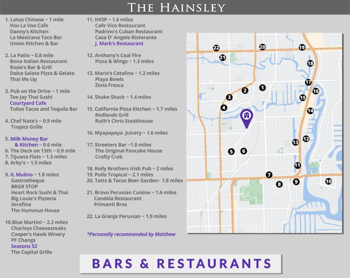 Hainsley Apartments At 1645 Fort Lauderdale Exteriér fotografie